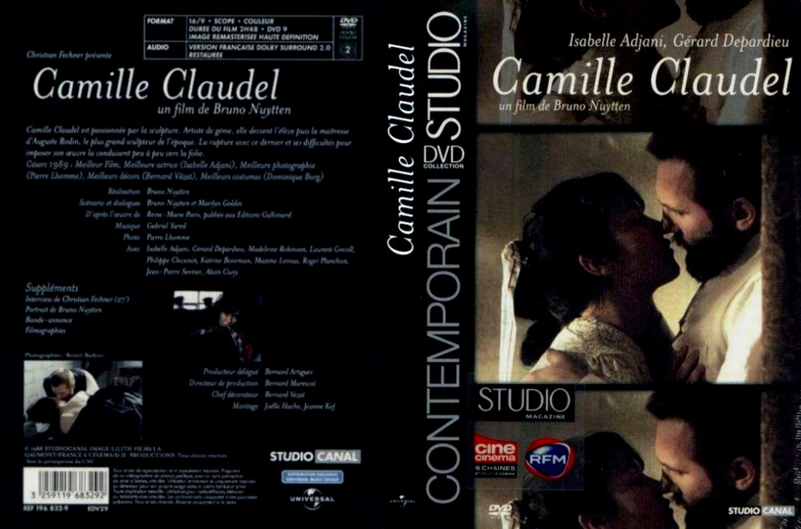 Jaquette DVD Camille Claudel